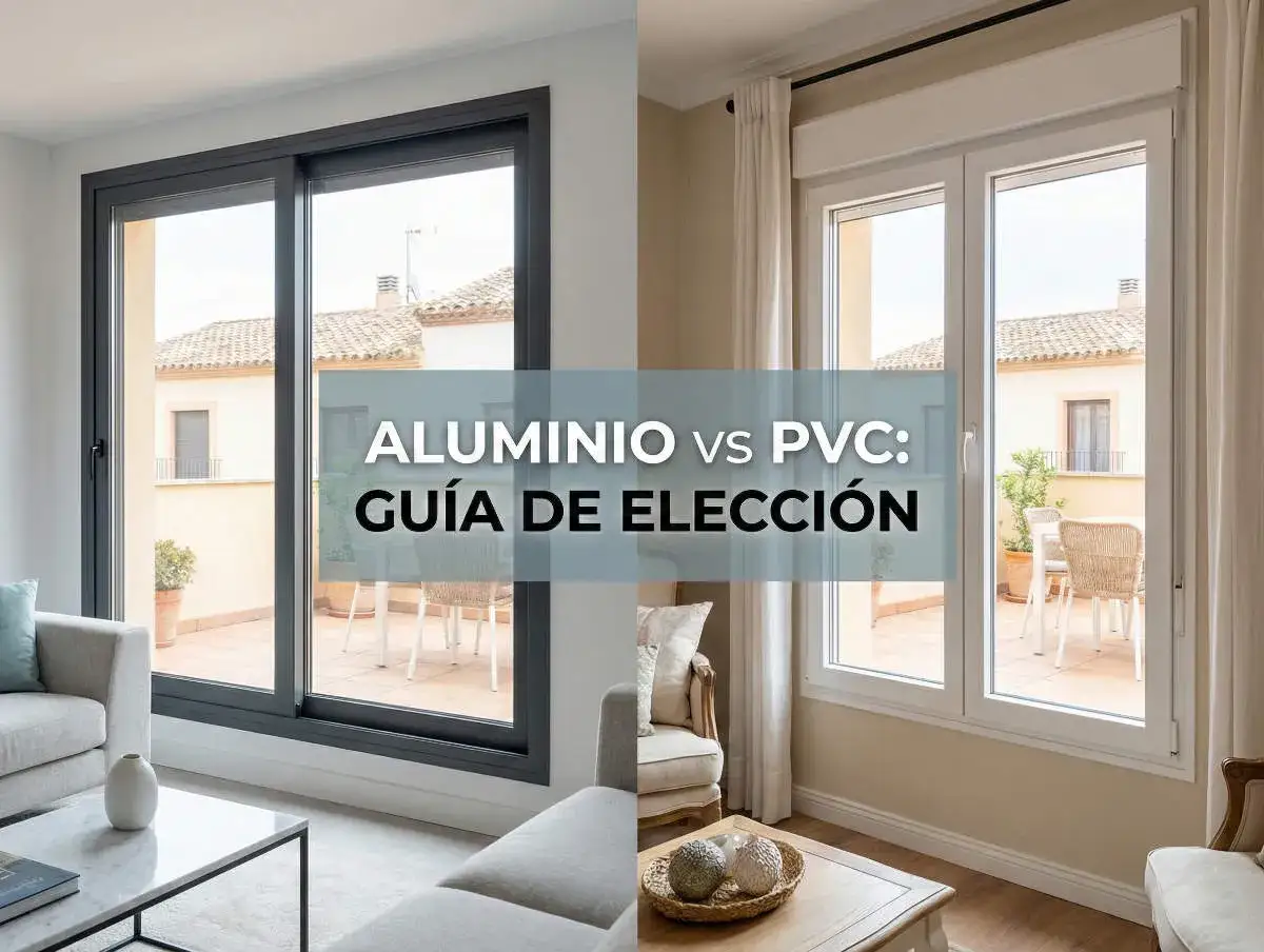 Comparativa de ventanas aislantes de aluminio y PVC. Gu&iacute;a para elegir la mejor opci&oacute;n para tu hogar.